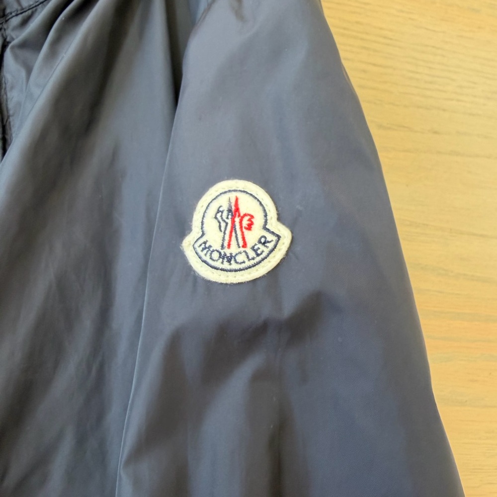 Moncler Navy Jacket with Red White Trim